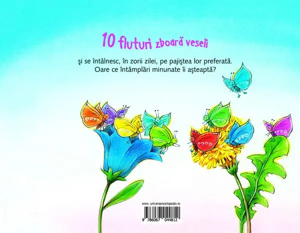 10 fluturi zboara vesel – Carte pentru copii