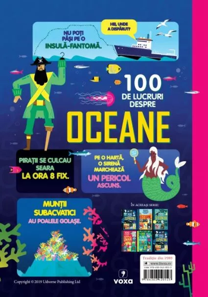 100 de lucruri despre oceane – Carte pentru copii