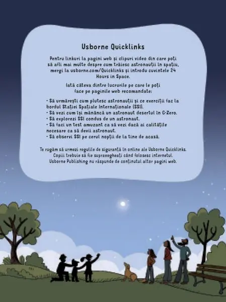 24 de ore in spatiu (Usborne) – Carte pentru copii
