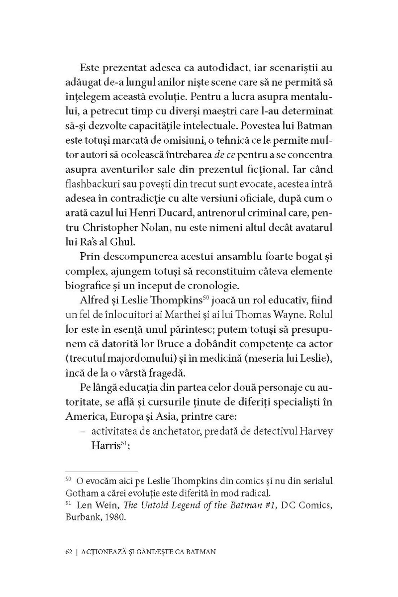 Acţionează şi gândeşte ca BATMAN. Drept, zen, moral, filozof, discret... — Gwendal Fossois