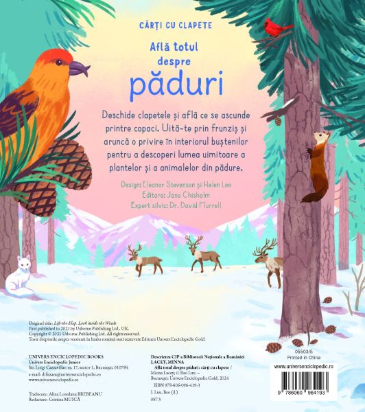 Află totul despre păduri (Usborne) – Carte pentru copii