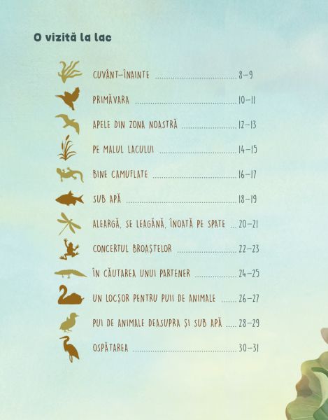 Animalele lacurilor – Carte pentru copii