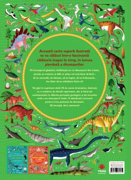 Atlasul aventurilor. Dinozauri – Carte pentru copii