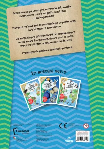 Atlasul copiilor. Corpul uman – Carte pentru copii