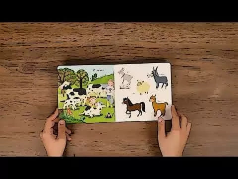 Bebe invata. 100 de cuvinte. La ferma – Carte pentru copii