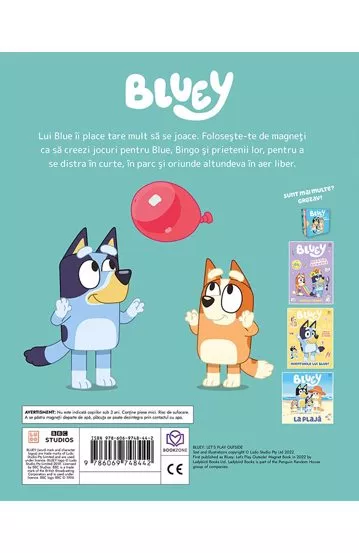 Bluey - Hai afara la joaca! – Carte pentru copii