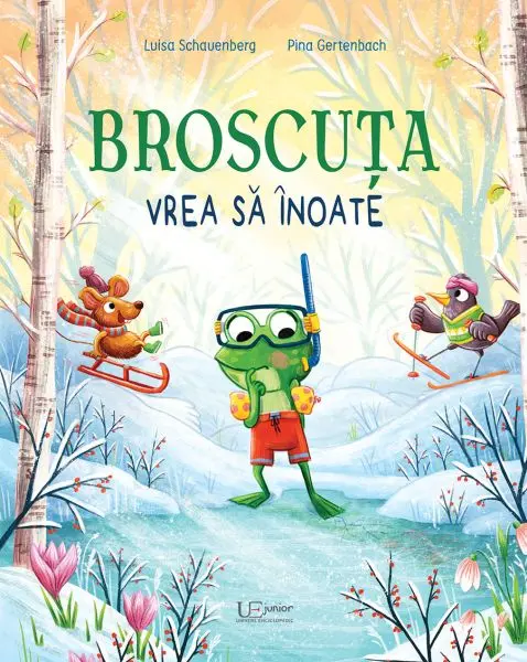 Broscuta vrea sa inoate