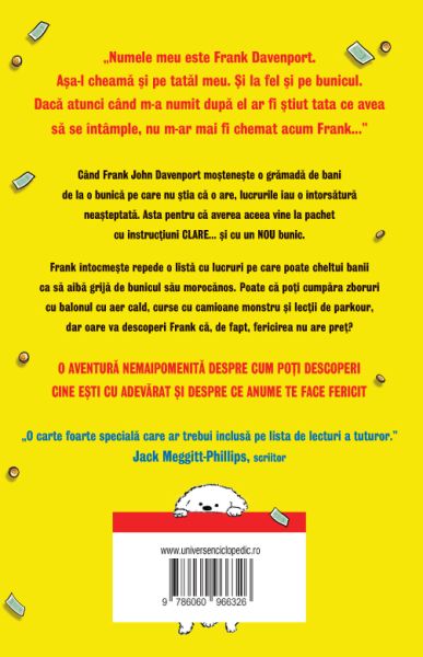 Bunicul Frank si lista de dorinte – Carte pentru copii