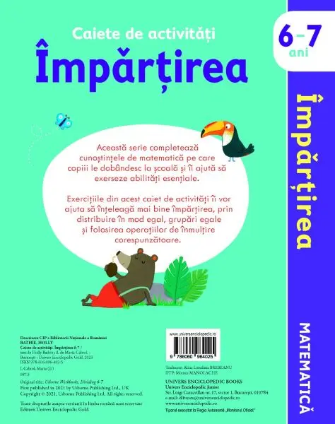 Caiete de activitati. Impartirea 6-7 ani (Usborne)