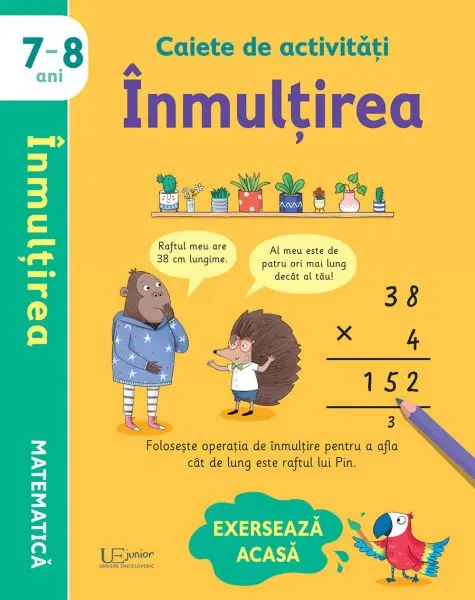 Caiete de activitati. Inmultirea 7-8 ani (Usborne)