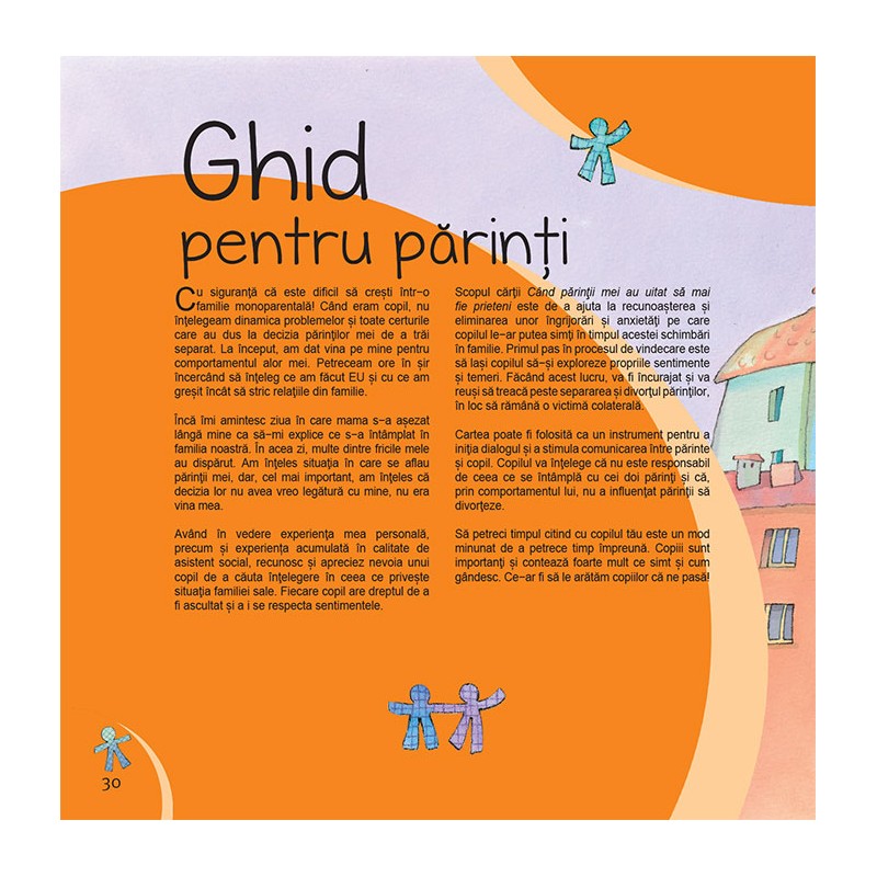 Când părinții mei au uitat să mai fie prieteni – Carte pentru copii