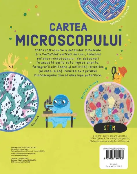 Cartea microscopului (Usborne) – Carte pentru copii
