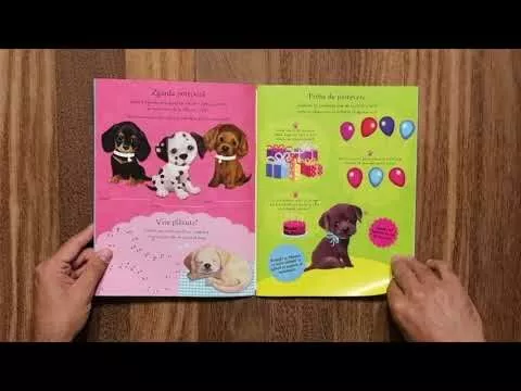 Catelusii la joaca. Carte de activitati cu autocolante – Carte pentru copii