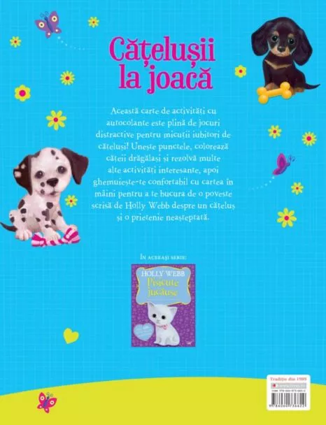 Catelusii la joaca. Carte de activitati cu autocolante – Carte pentru copii