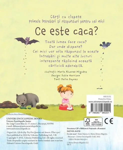 Ce este caca? (Usborne) – Carte pentru copii