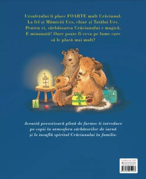 Ce-mi place mai mult decat Craciunul – Carte pentru copii