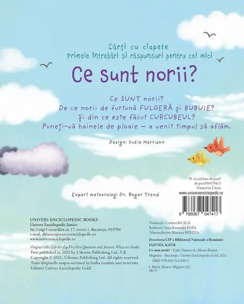 Ce sunt norii? (Usborne) – Carte pentru copii
