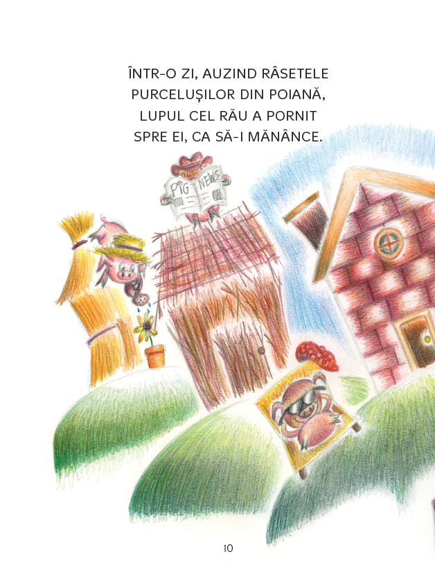 Cei trei purceluși – Carte pentru copii