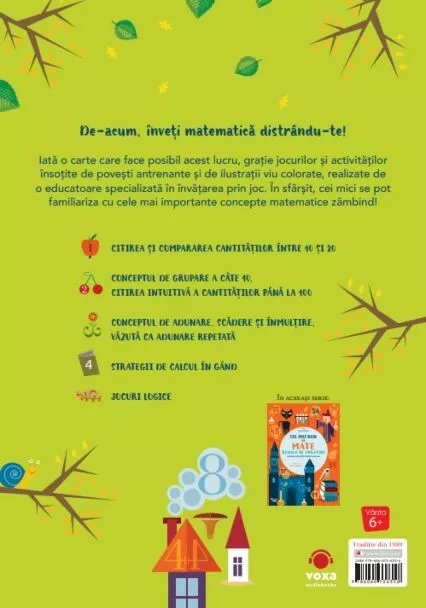 Cel mai bun la mate. Padurea fermecata. Jocuri si activitati pentru scolari – Carte pentru copii