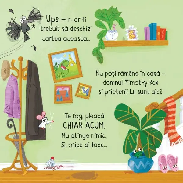 Cine a eliberat dinozaurii? (Usborne Pop-up) – Carte pentru copii
