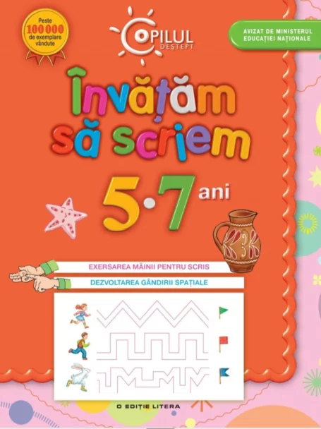 Copilul deștept. Învățăm să scriem. 5-7 ani – Carte pentru copii