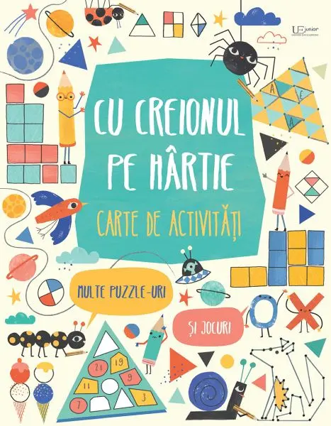 Cu creionul pe hartie. Carte de activitati (Usborne)