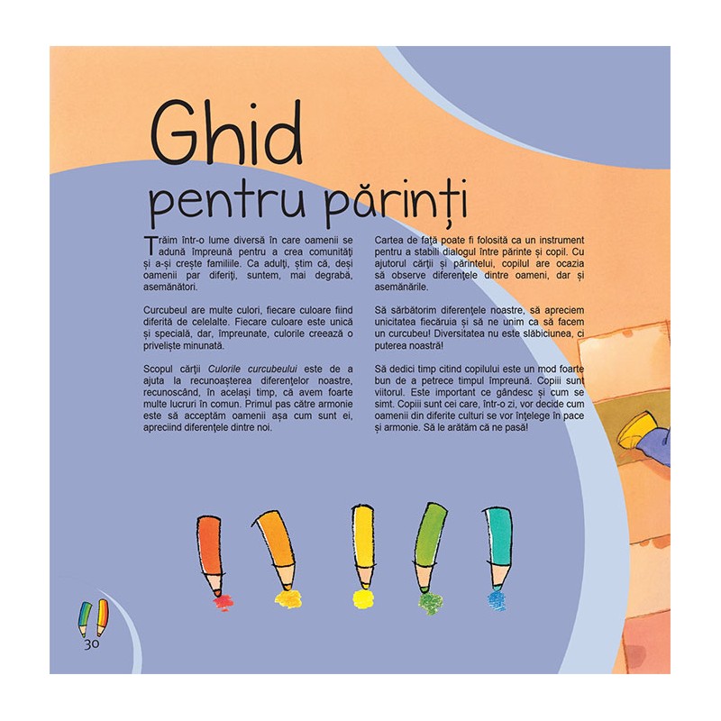 Culorile curcubeului – Carte pentru copii