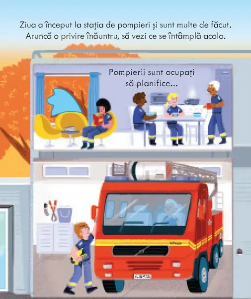 Cum functioneaza o masina de pompieri (Usborne) – Carte pentru copii