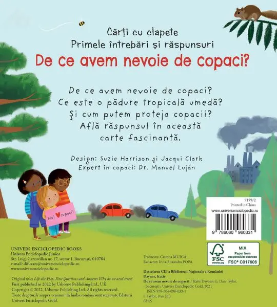De ce avem nevoie de copaci? (Usborne) – Carte pentru copii