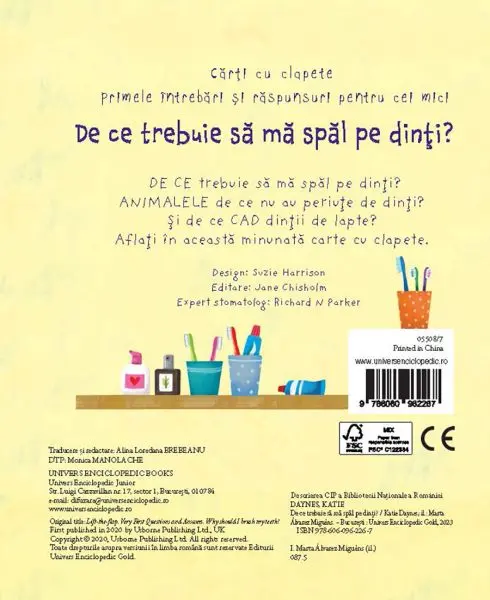 De ce trebuie sa ma spal pe dinti? (Usborne)