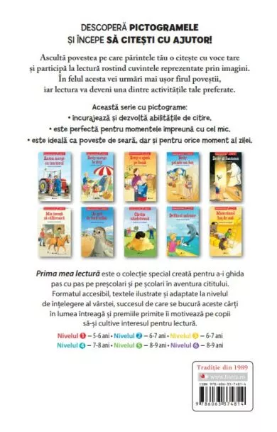 Delfinul salvator. Poveste cu pictograme (Nivelul 1) – Carte pentru copii
