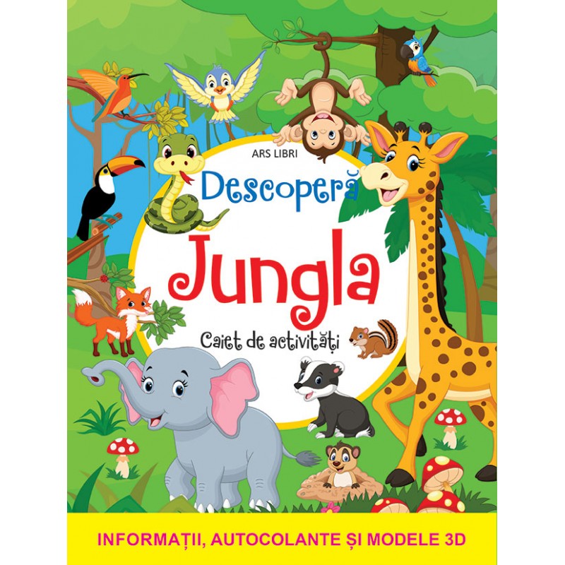 Descoperă jungla – Carte pentru copii