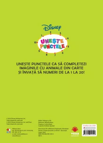 Disney Bebe. Uneste punctele. La ferma – Carte pentru copii