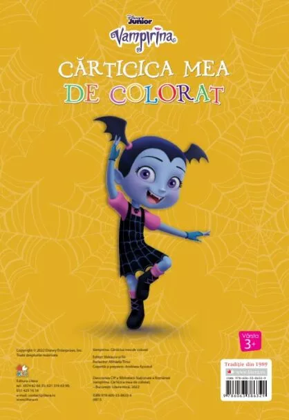 Disney Junior. Vampirina. Carticica mea de colorat – Carte pentru copii