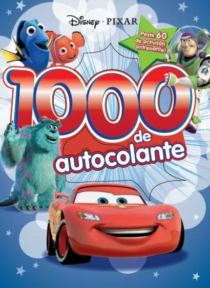 Disney Pixar. 1000 de autocolante – Carte pentru copii