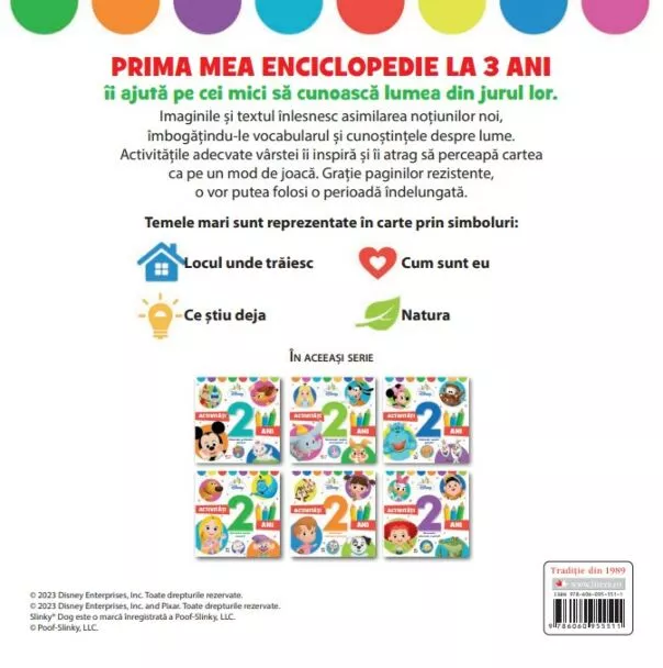 Disney. Prima mea enciclopedie la 3 ani – Carte pentru copii