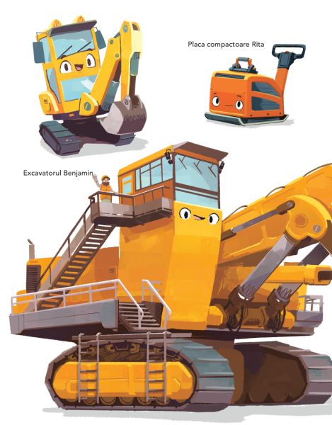 Excavatorul Benjamin – Carte pentru copii