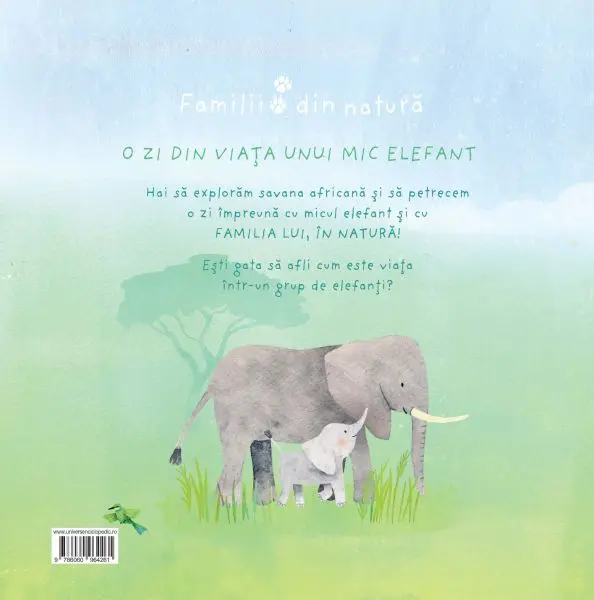 Familii din natura: micul elefant (Quarto) – Carte pentru copii