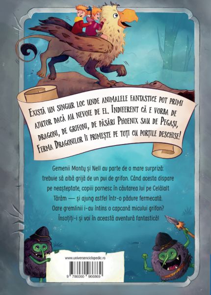 Ferma animalelor fantastice. Salvarea grifonului – Carte pentru copii
