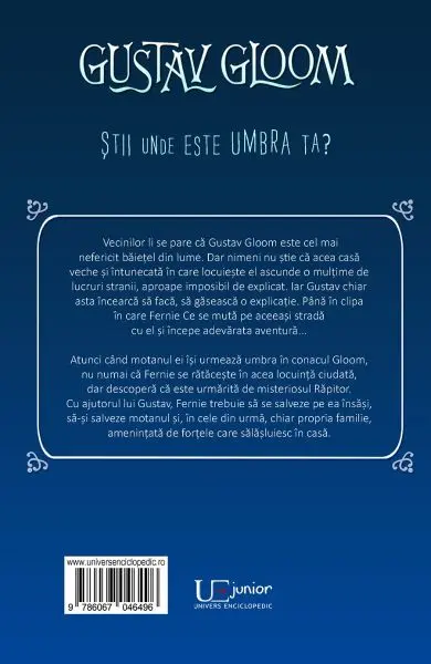 Gustav Gloom si rapitorul – Carte pentru copii
