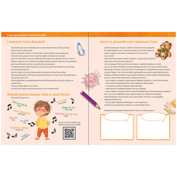 Imprieteneste-te cu Furia – mic manual cu explicatii si activitati de imblanzit nervii, Ioana Chicet-Macoveiciuc – Carte pentru copii