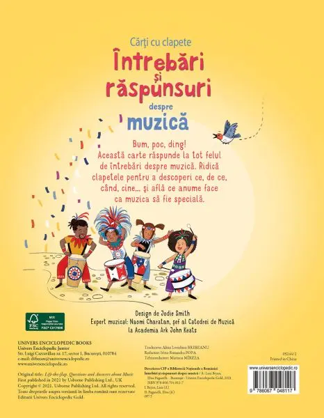 Intrebari si raspunsuri despre muzica(Usborne) – Carte pentru copii