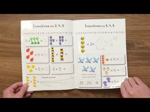 Invat sa scriu. Primele mele înmultiri si impartiri – Carte pentru copii