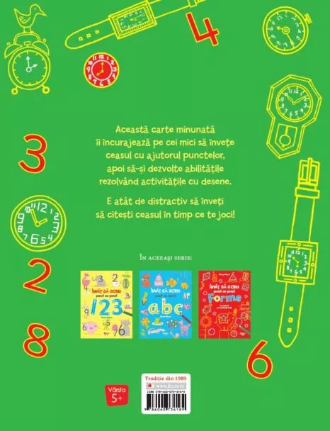 Invat sa scriu punct cu punct. Ceasul