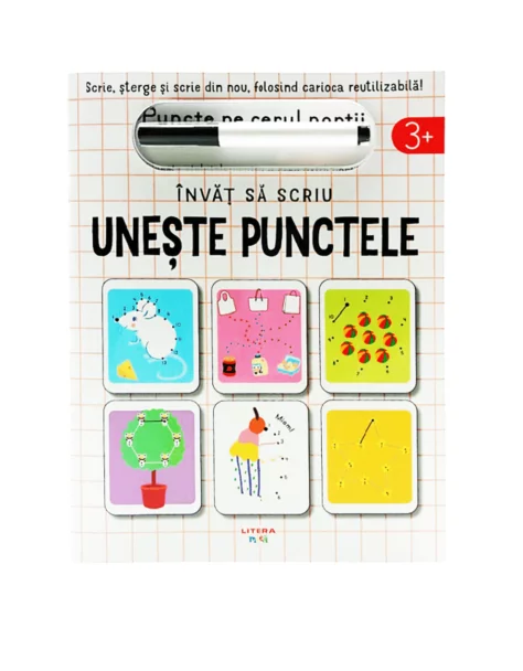 Invat sa scriu. Uneste punctele – Carte pentru copii