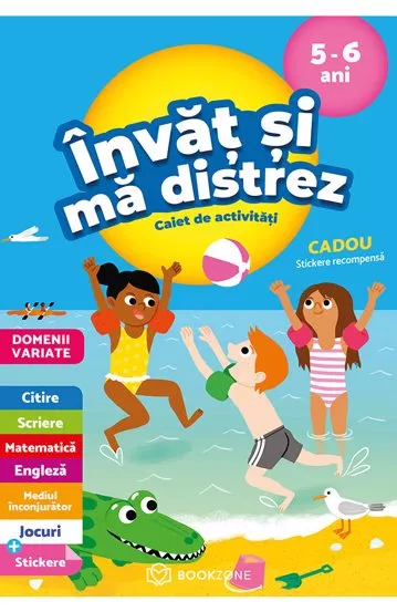 Invat si ma distrez 5-6 ani – Carte pentru copii