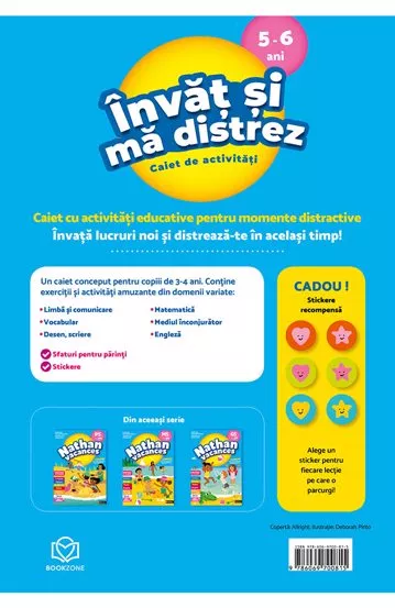 Invat si ma distrez 5-6 ani – Carte pentru copii