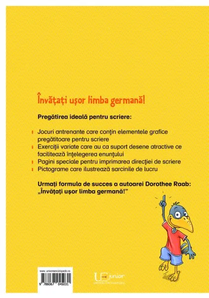 Invatati germana usor. Exercitii pregatitoare pentru scriere – Carte pentru copii