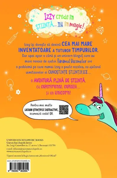 Izzy inventatoarea si neasteptatul unicorn (Usborne) – Carte pentru copii