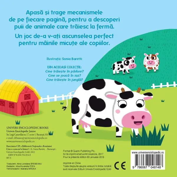 Joaca-te cu noi. Cine s-a nascut la ferma? (Quarto) – Carte pentru copii